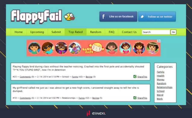 Flappyfail.com website