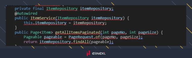 Create a Service class to handle pagination