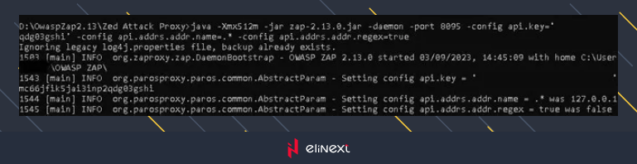Launch ZAP running Zap as a daemon