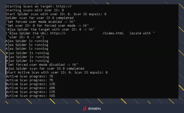 context ID using the ZAP API
