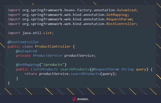 REST Controller for Search Endpoint