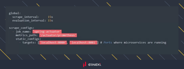 Create a `prometheus.yml` configuration file